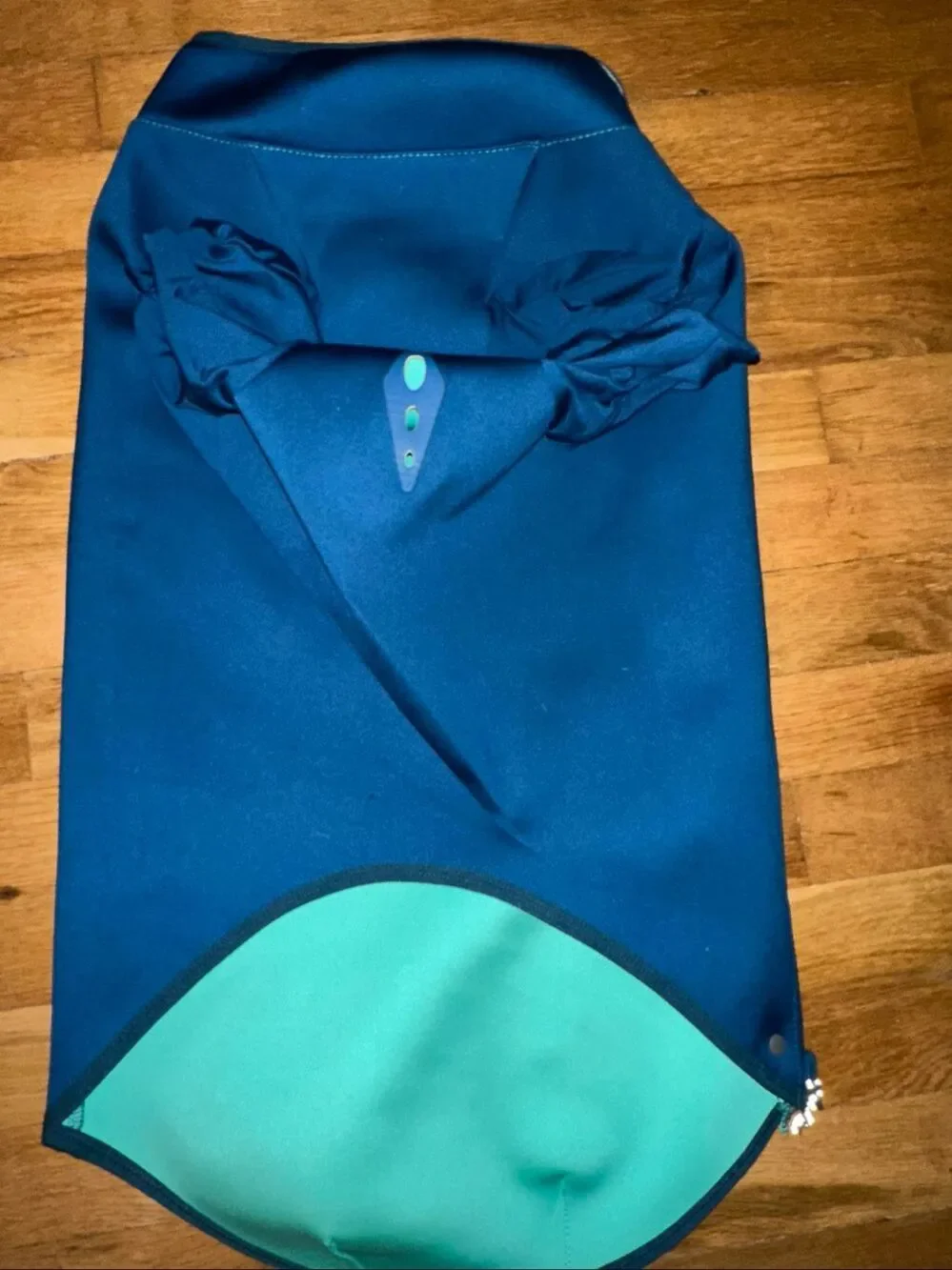 NWT! Ruffwear Undercoat Dog  Water Jacket Aurora Teal Sz Large Lg 32-36 IN